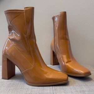 NEW Aldo Audrella Patent Leather Ankle Boot Bootie Size 10